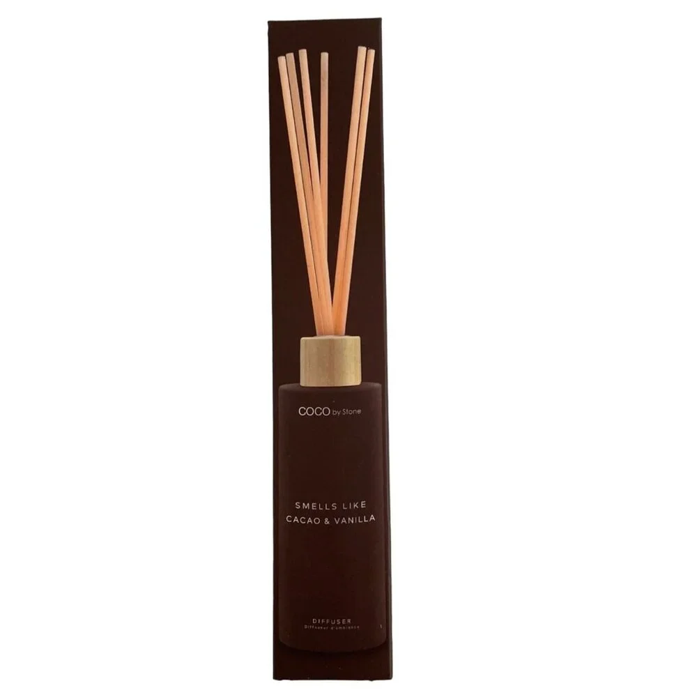 Coco By Stone Diffuser Smells Like Chocolate Reed Diffuser 5 Fl Oz Cacao Vanilla